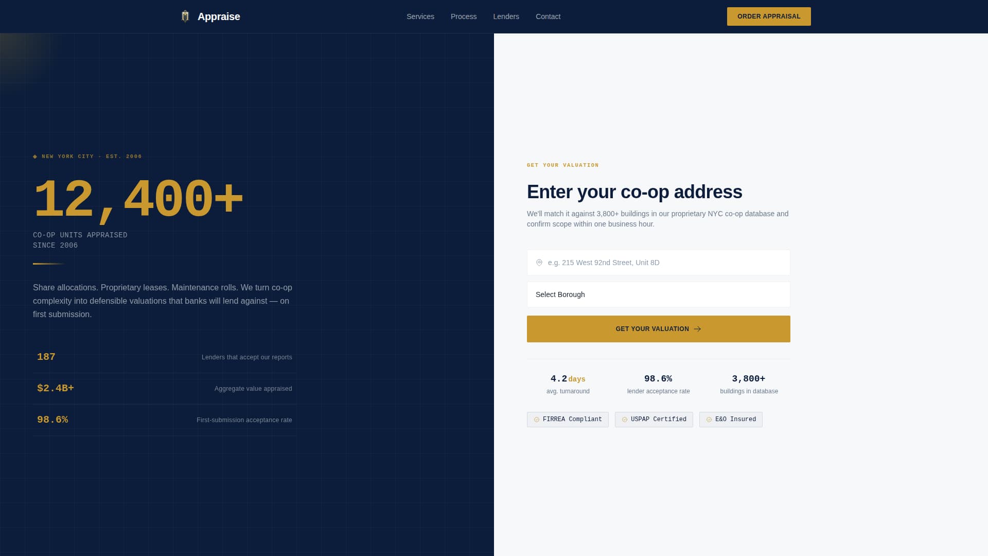 Co-op Housing Real Estate Professional Website Template