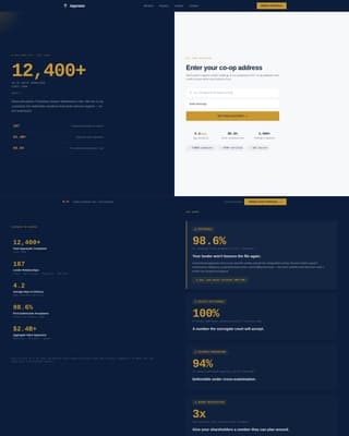 Co-op Housing Real Estate Professional Website Template