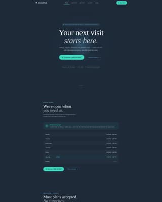 Family Dental Practice Multi-Service Website Template