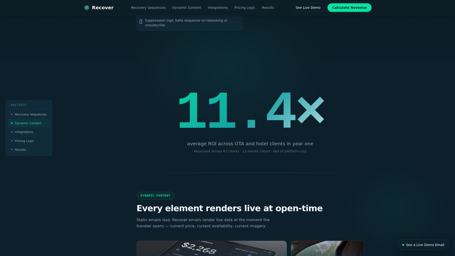 Travel Email Marketing Booking Website Template