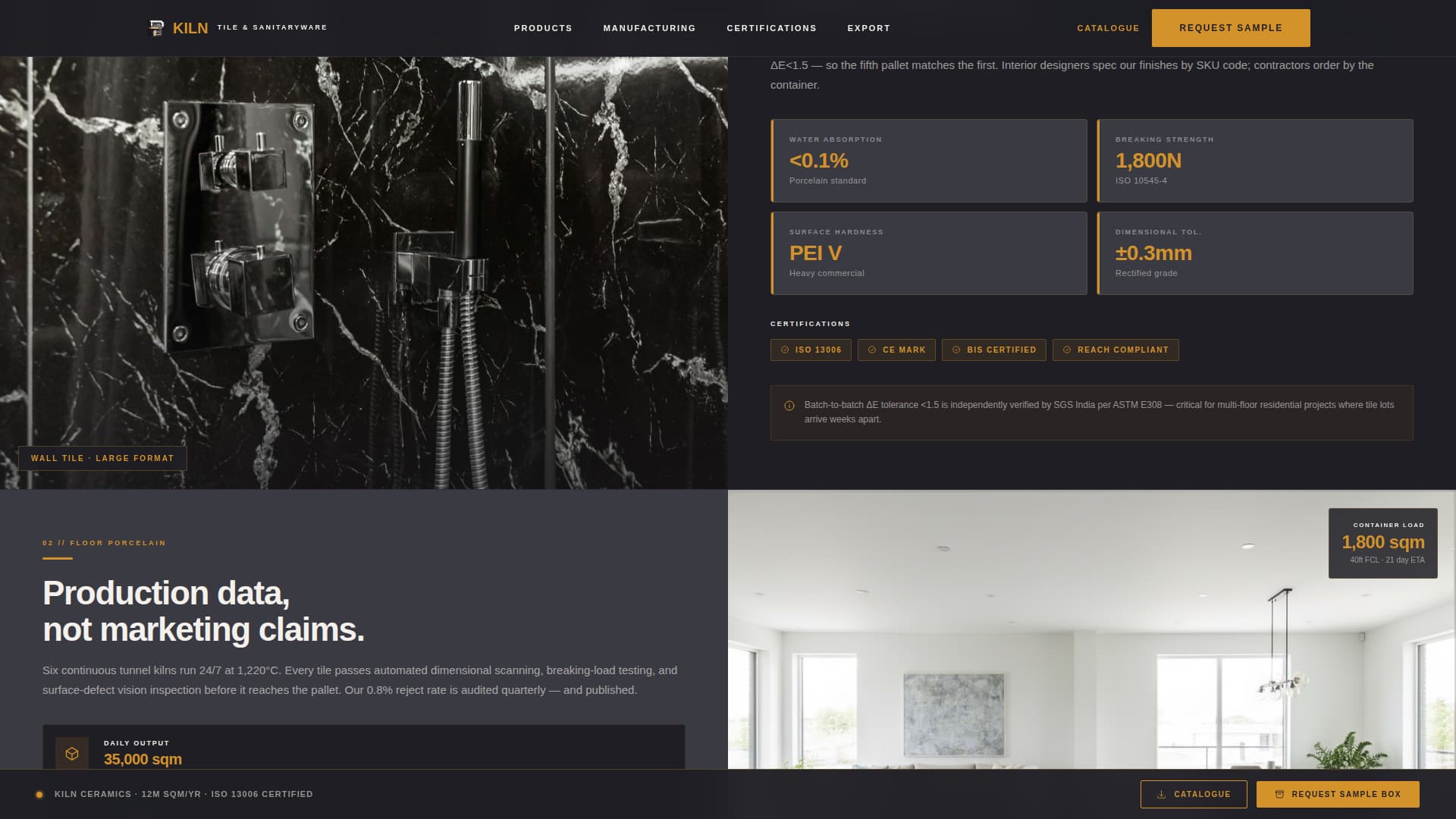 Ceramics & Glass Manufacturing Blog Website Template