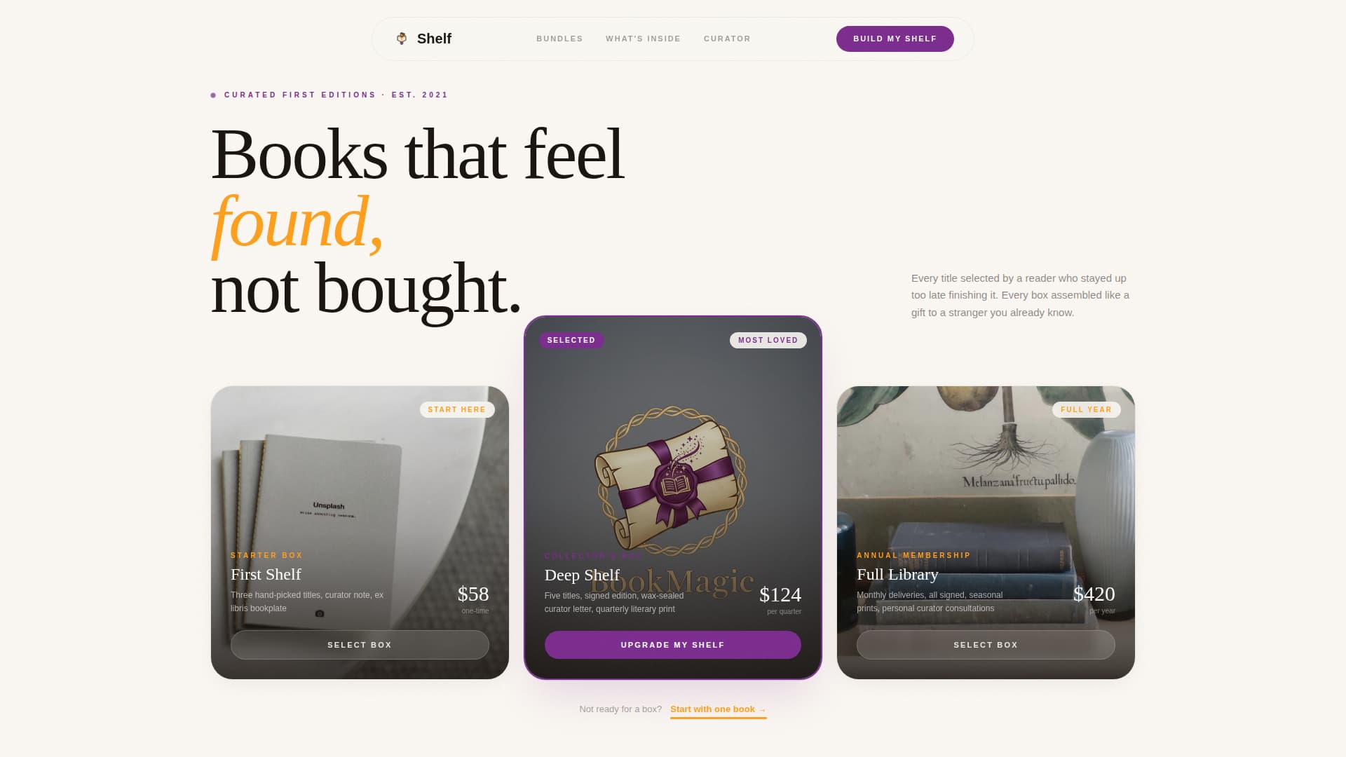 Boutique Business Booking Website Template