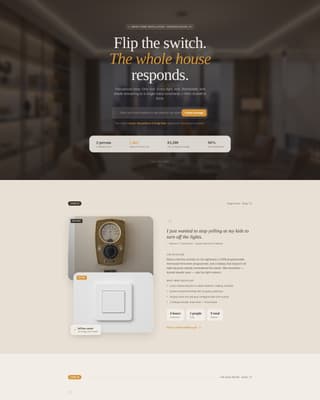 Smart Home & Automation Booking Website Template