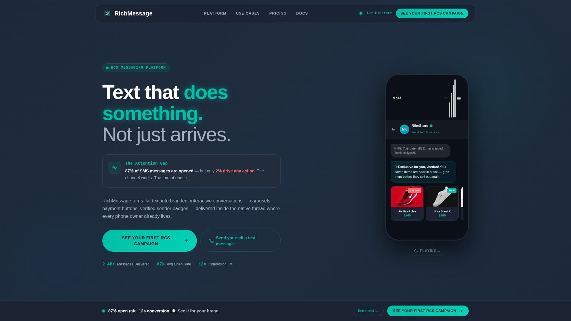 Telecom Services & Platforms Professional Website Template