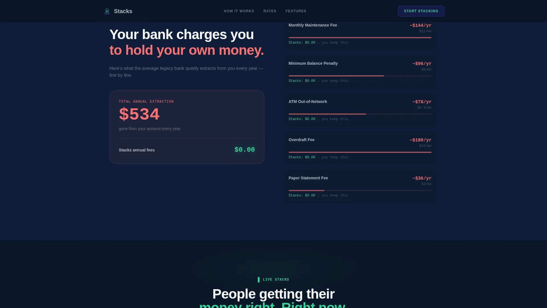 Gen Z Finance Cost Calculator Website Template