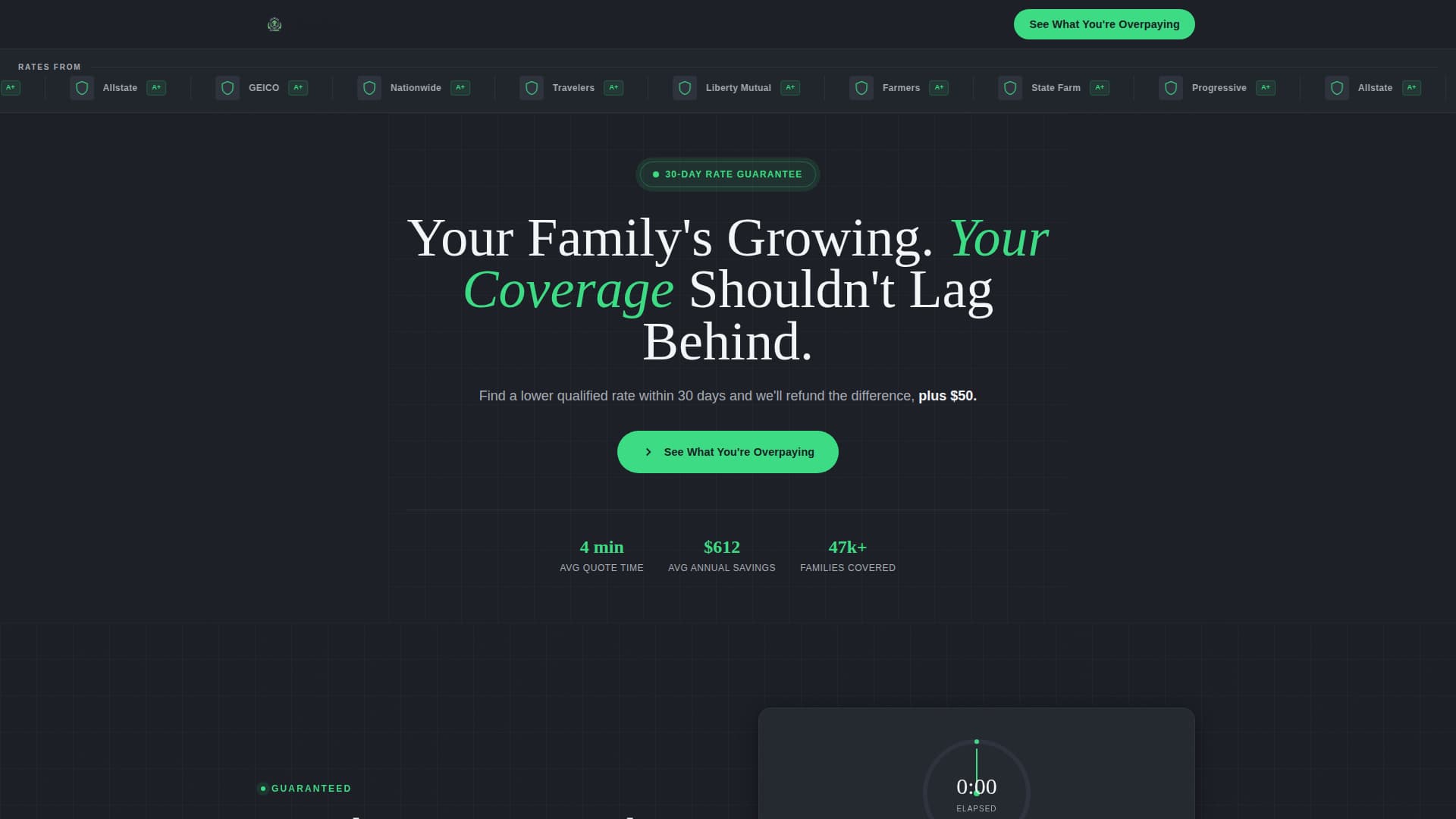 Growing Family Insurance Professional Website Template