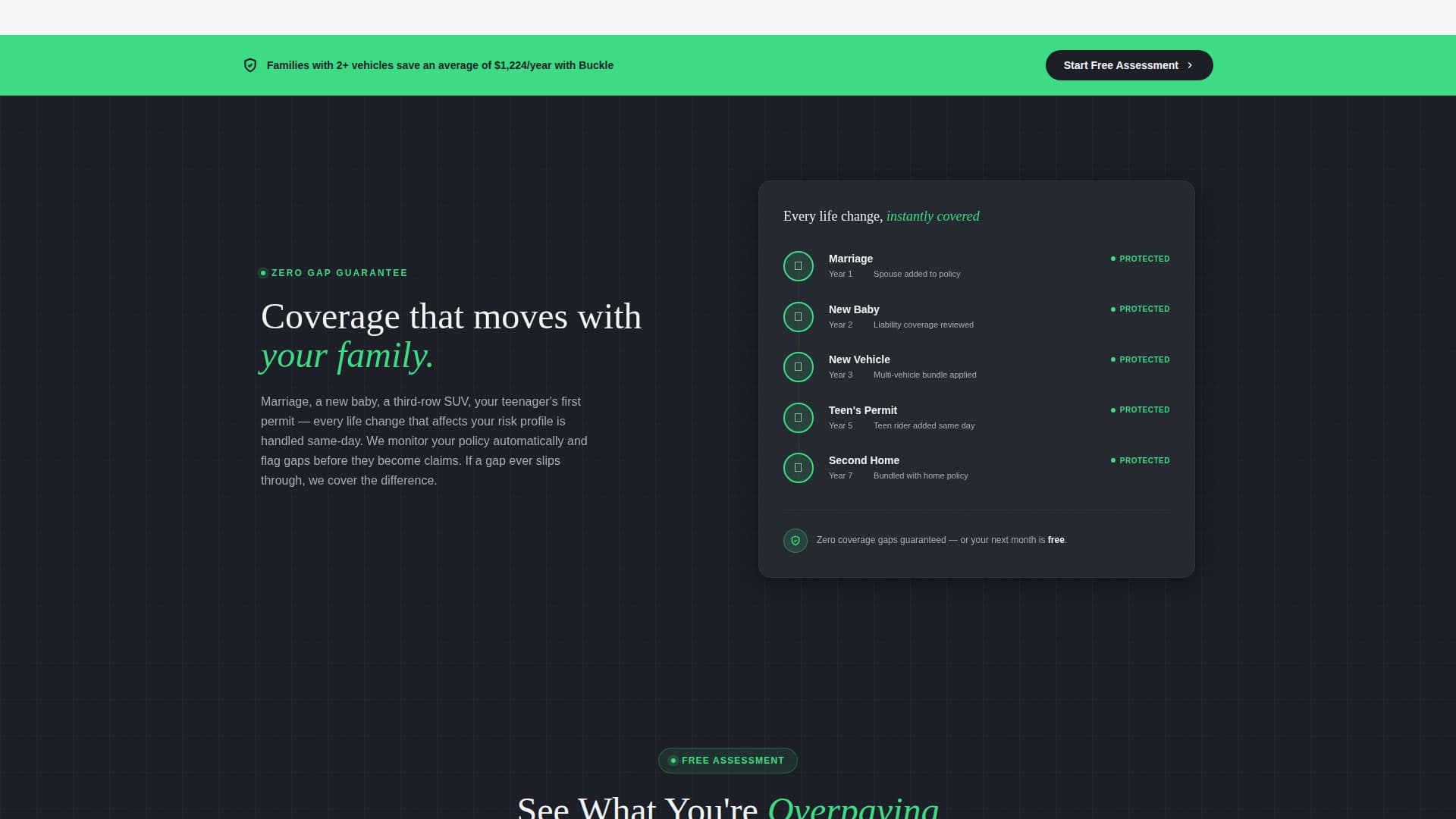 Growing Family Insurance Professional Website Template