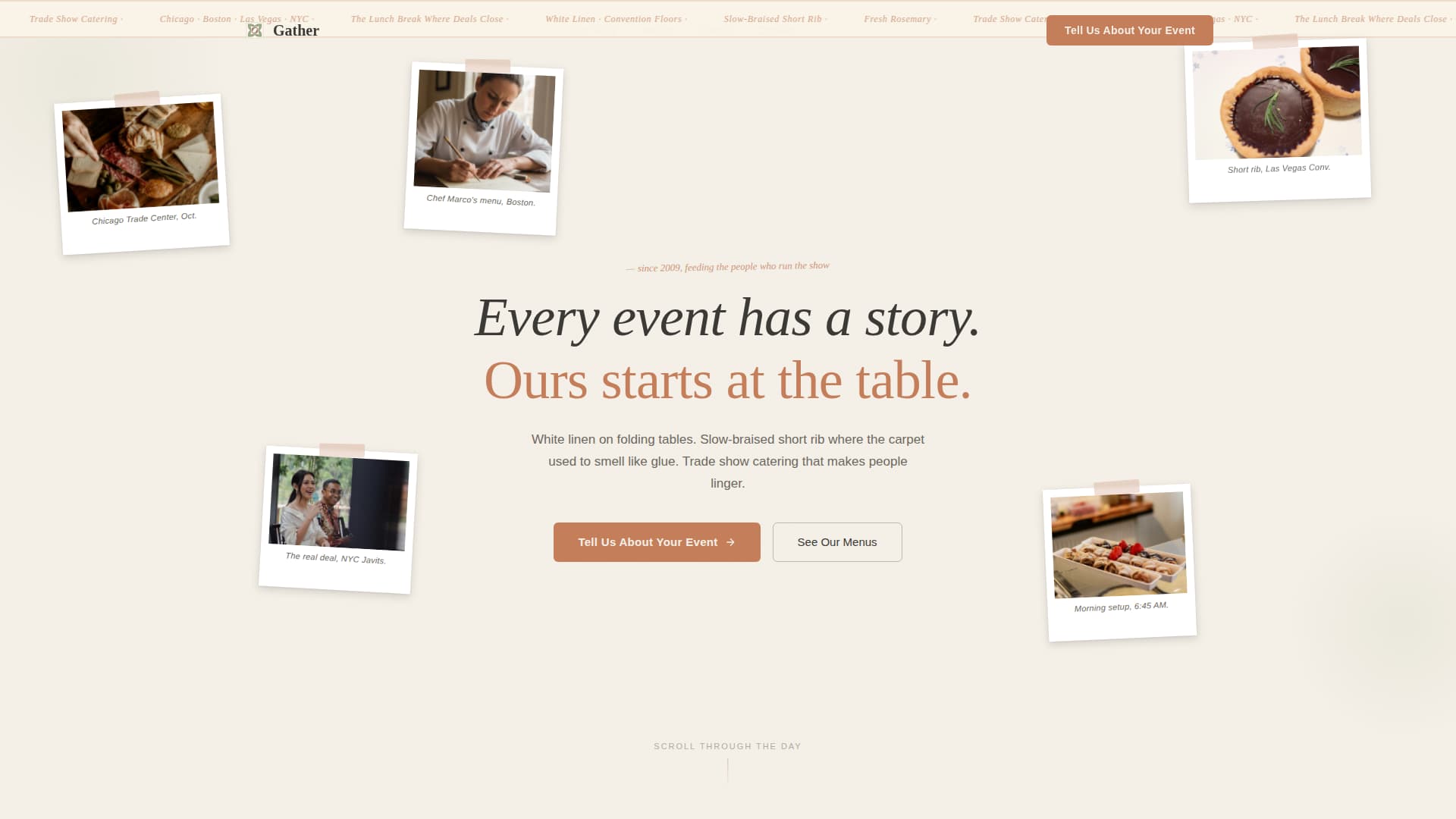 Trade Show Event Professional Website Template