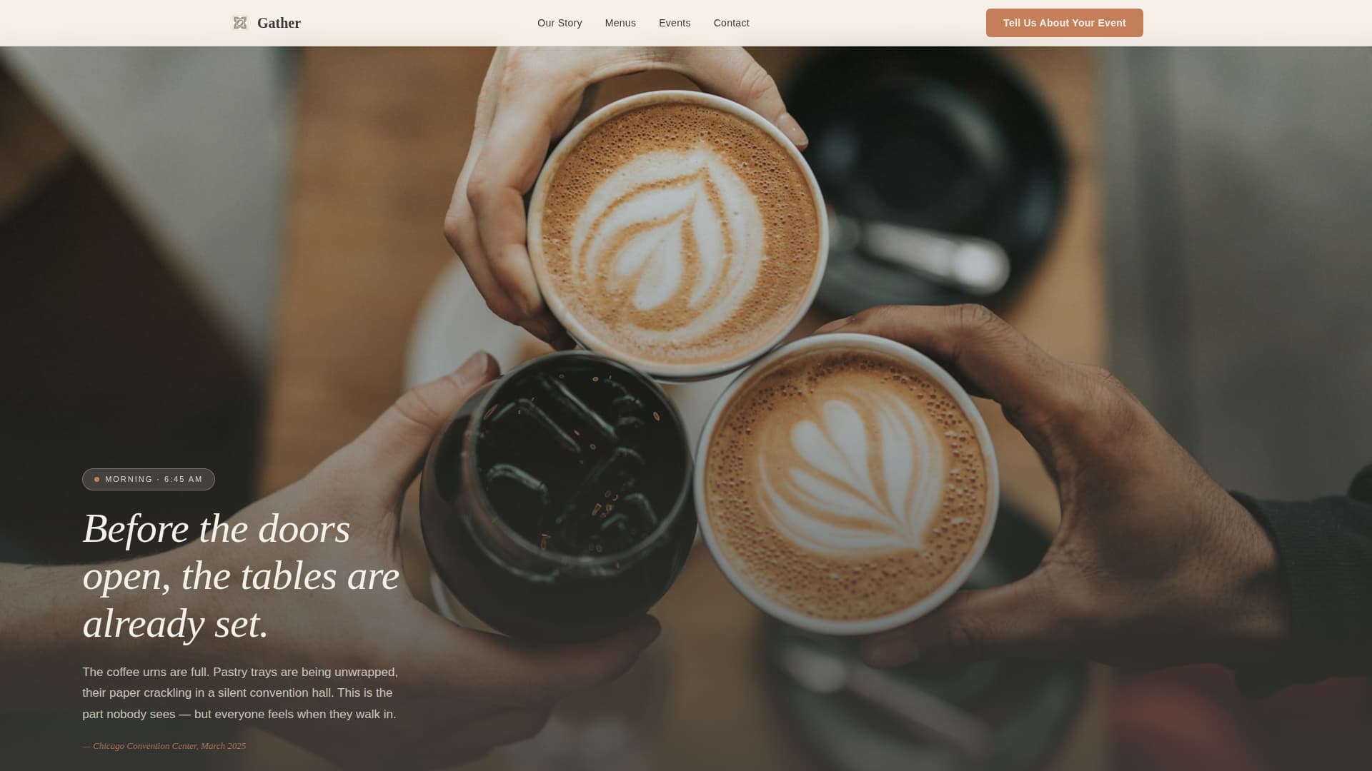 Trade Show Event Professional Website Template