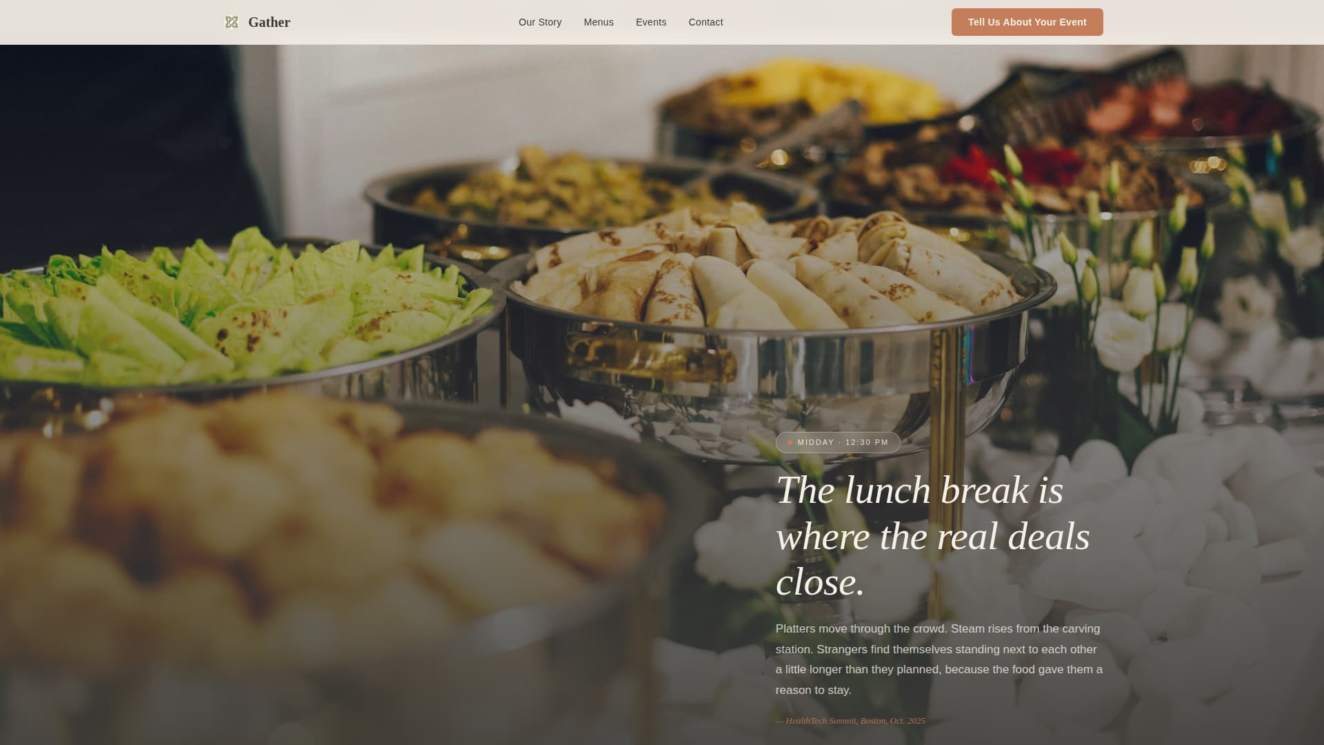 Trade Show Event Professional Website Template