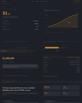 Advanced High Net Worth Individual Insurance Professional Website Template