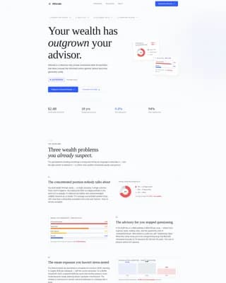 High Net Worth Finance Reviews Website Template