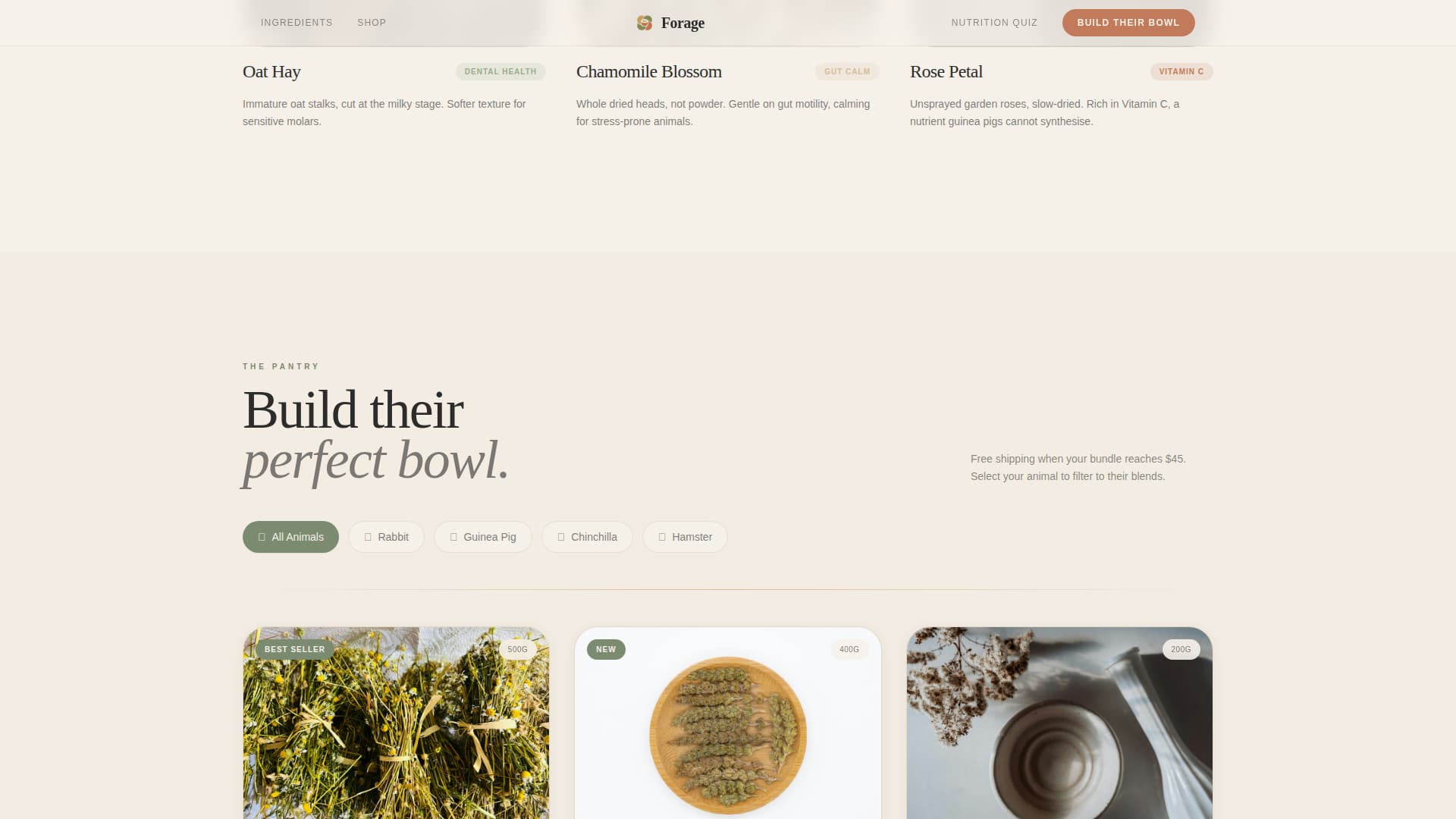 Rabbit & Small Animal Reviews Website Template