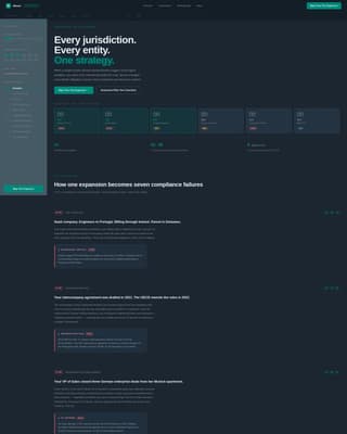International Tax & Cross-Border Compliance Website Template