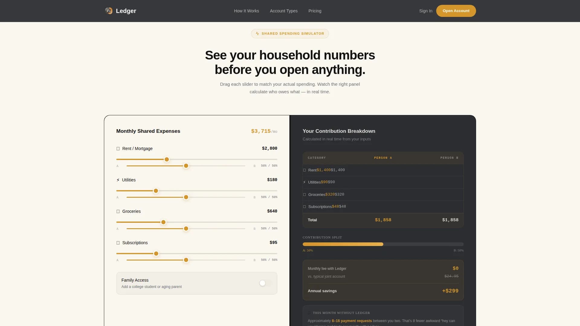 Specialist Joint & Family Finance Professional Website Template