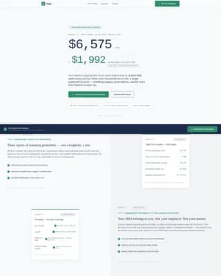 Specialist Joint & Family Finance Cost Estimator Website Template