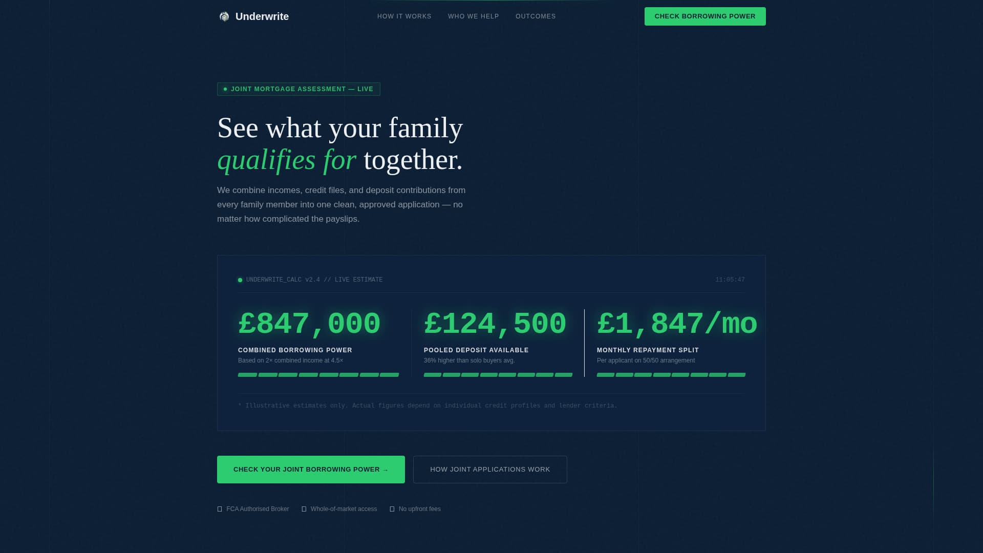 Joint & Family Finance Professional Website Template