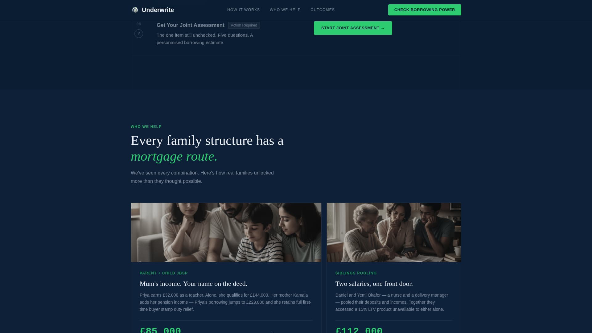 Joint & Family Finance Professional Website Template