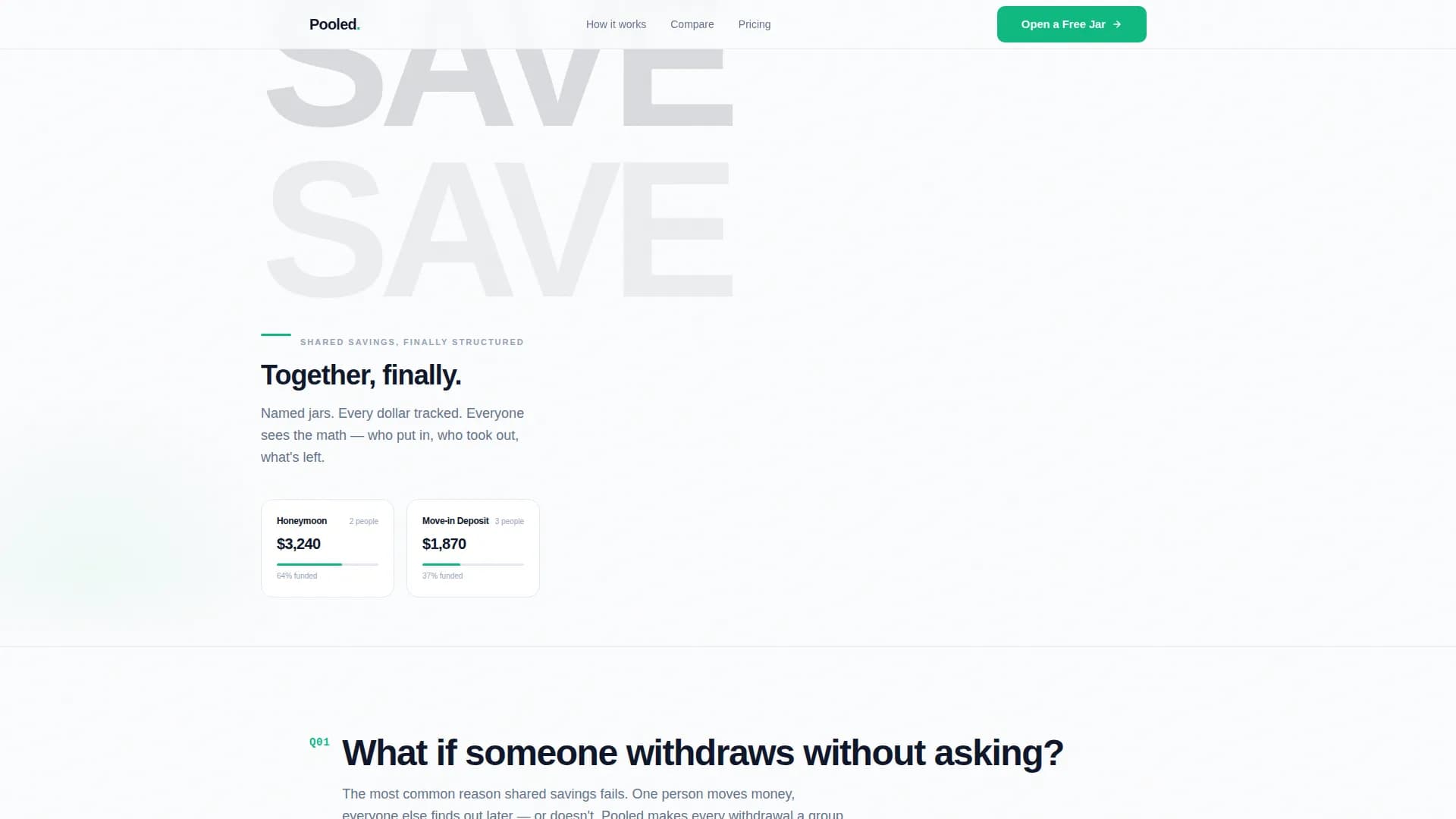 Joint & Family Finance FAQ & Common Questions Website Template