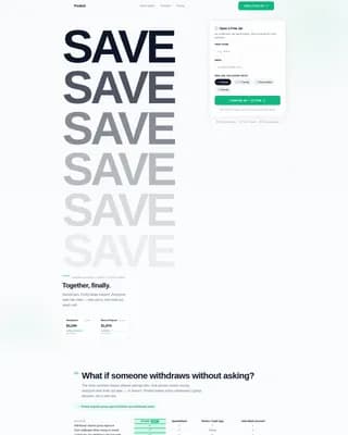 Joint & Family Finance FAQ & Common Questions Website Template