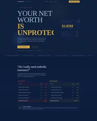 Anchor — Comprehensive Wealth Protection Landing Page Template