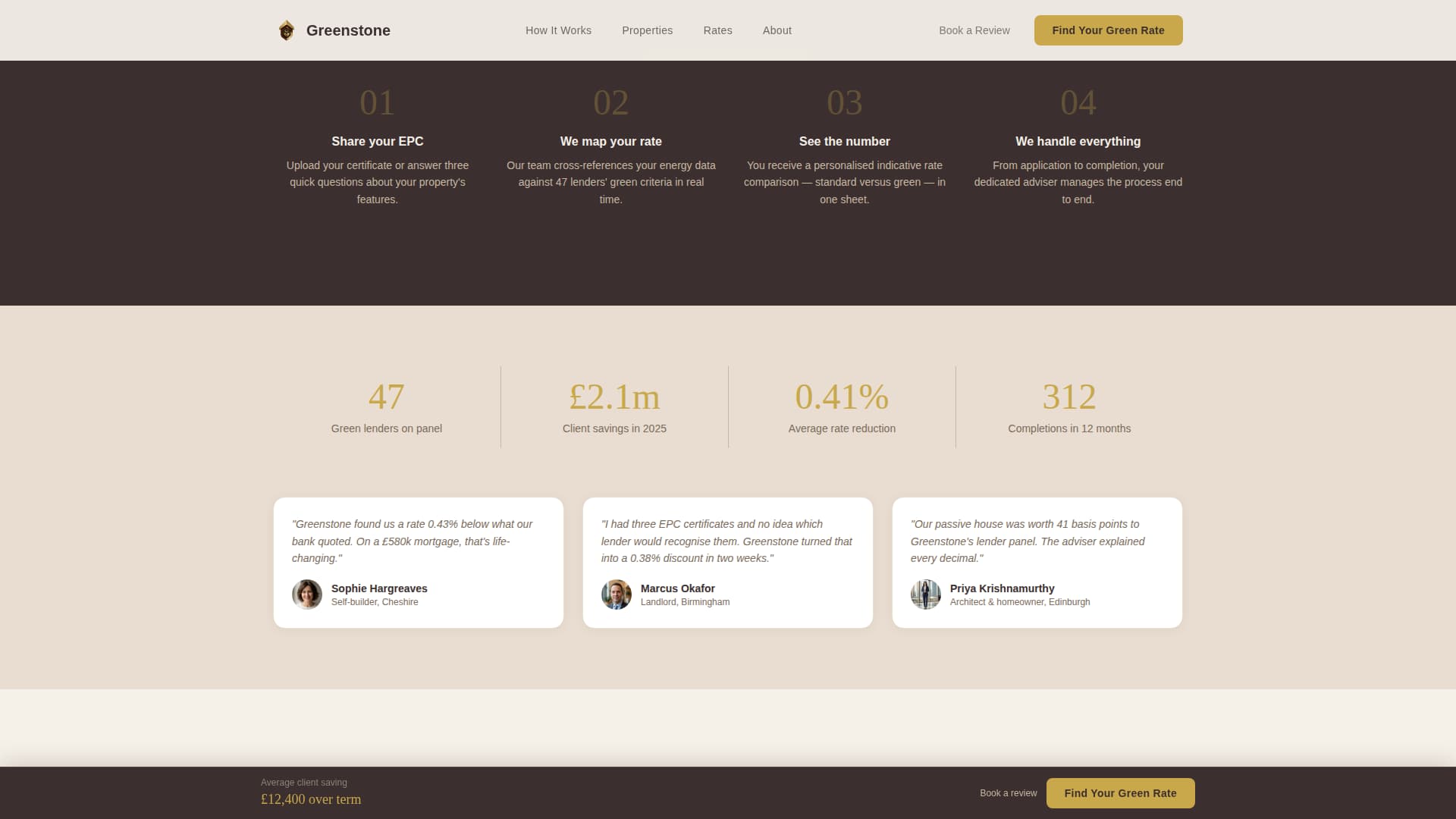 Eco & Green Home Real Estate Professional Website Template