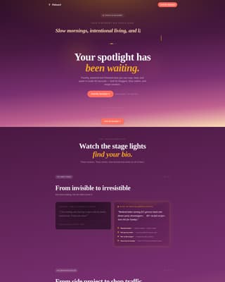 Pinterest Content Pre-Launch Website Template