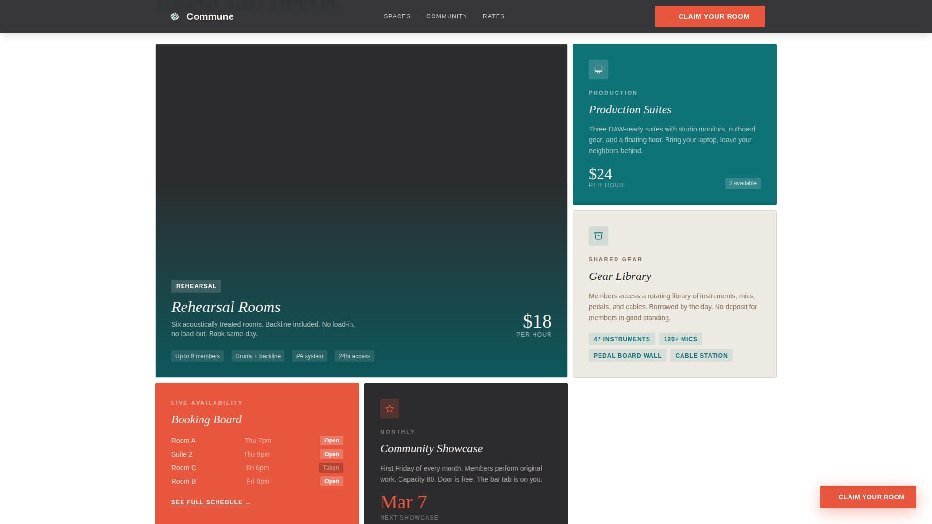 Musicians Community Reviews Website Template