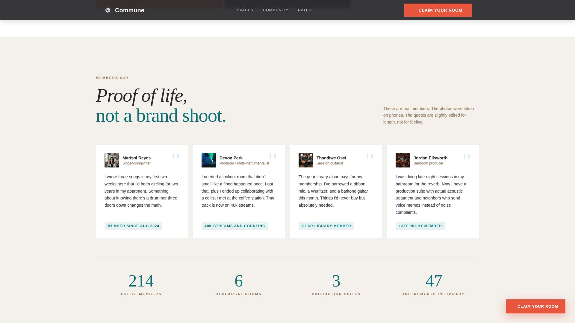 Musicians Community Reviews Website Template