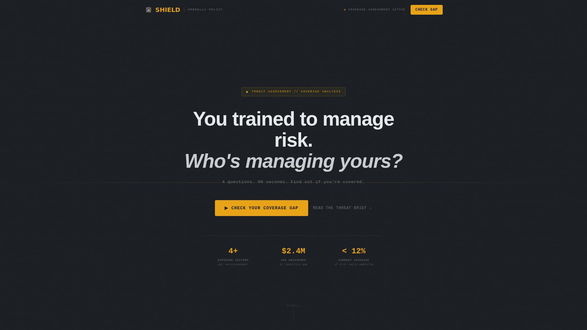 Military Service Member Insurance FAQ & Common Questions Website Template