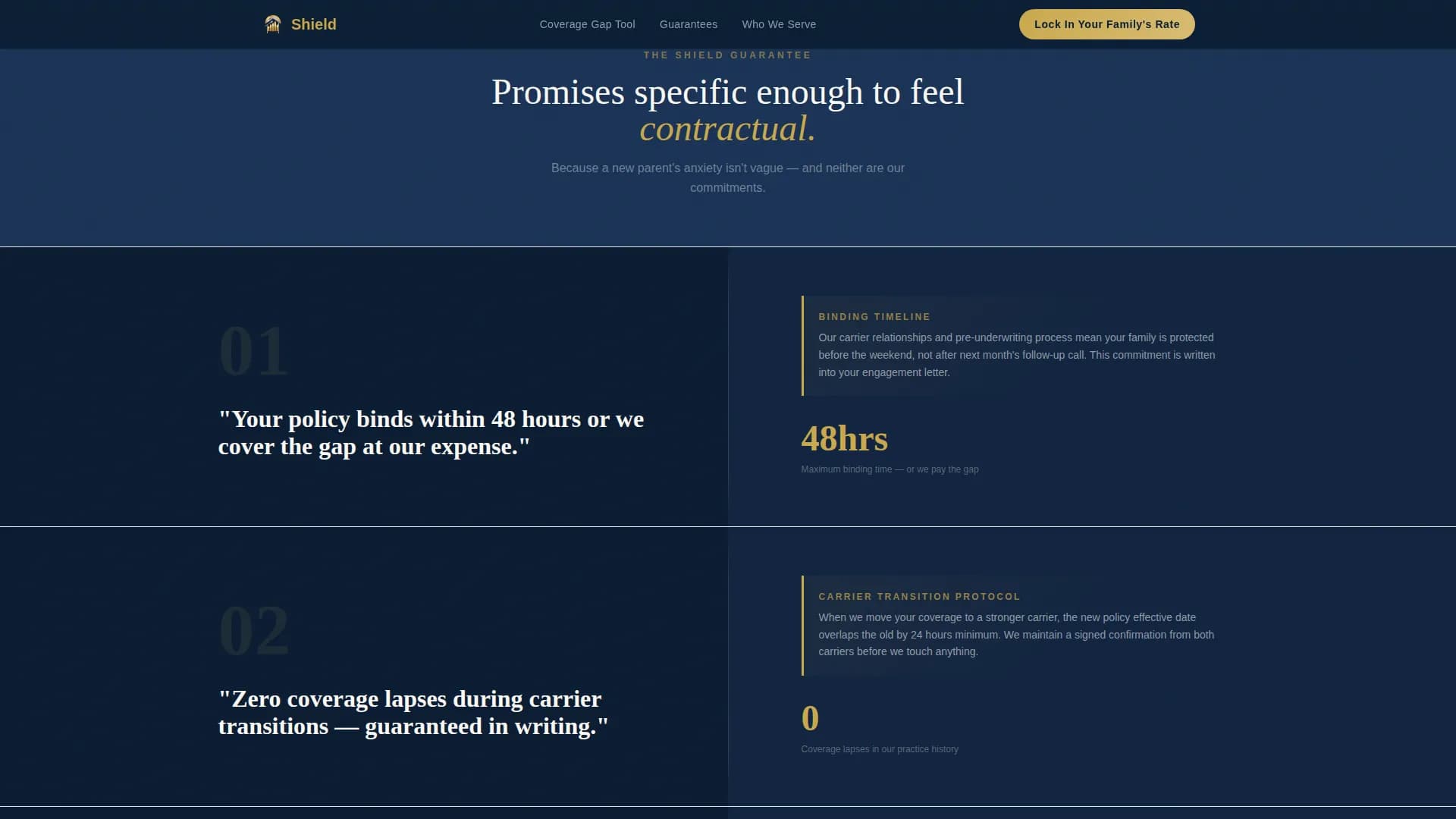 Protect — Trusted Newlywed Insurance Landing Page Template