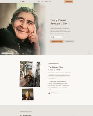 Animal Welfare & Protection Reviews Website Template