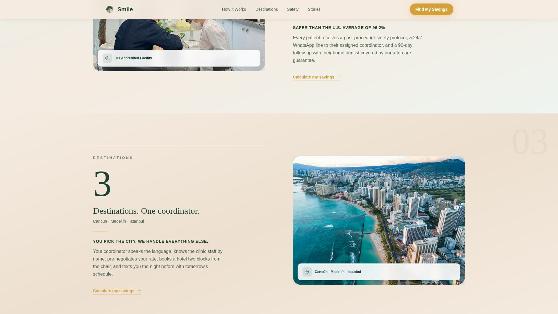 Medical Tourism & Concierge Booking Website Template