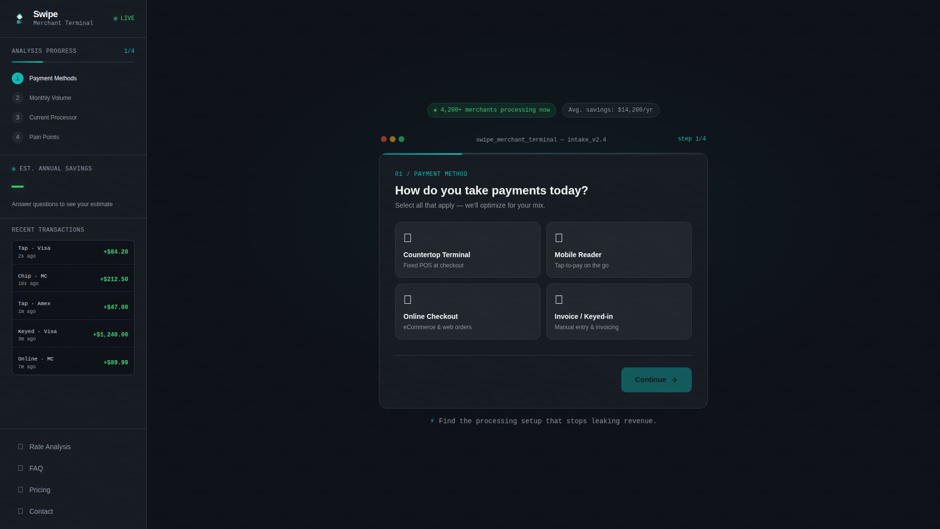 Swipe - Powerful Merchant Landing Page Template