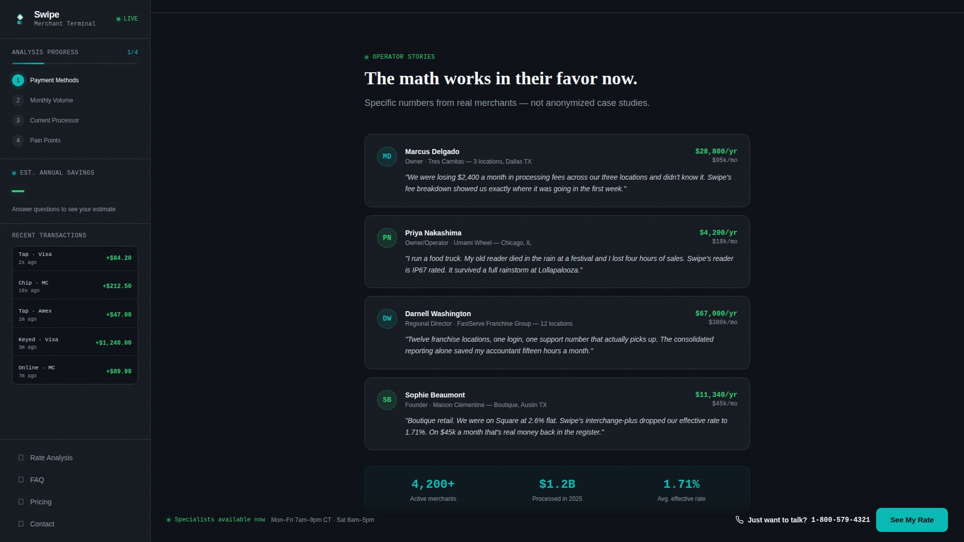 Swipe - Powerful Merchant Landing Page Template