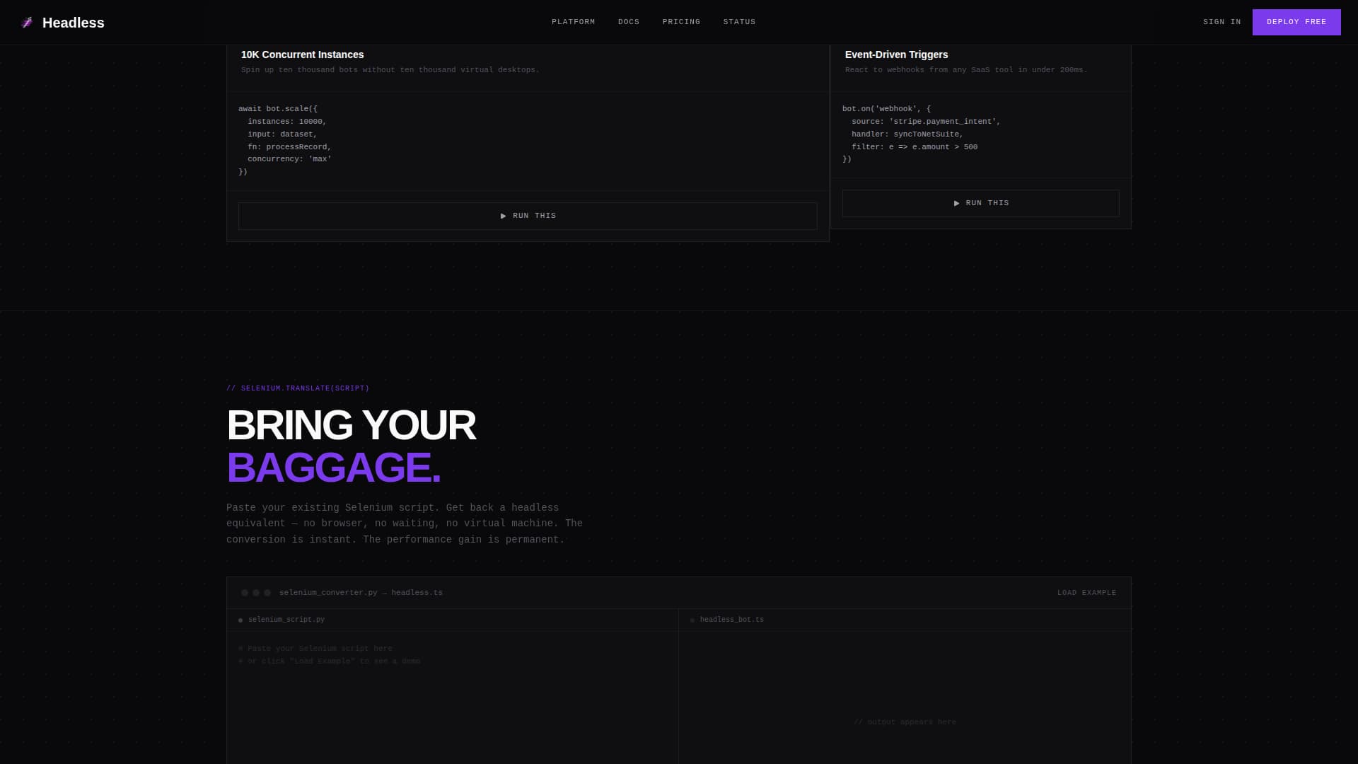 Headless Enterprise Software Cost Calculator Website Template