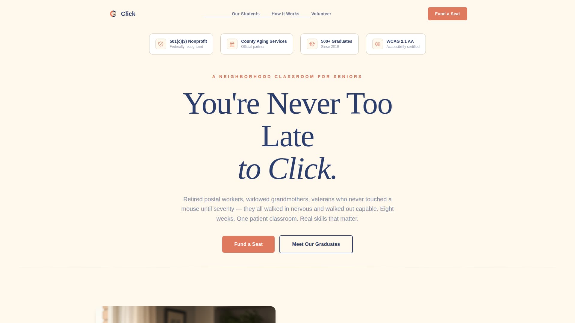 Senior Support Professional Website Template