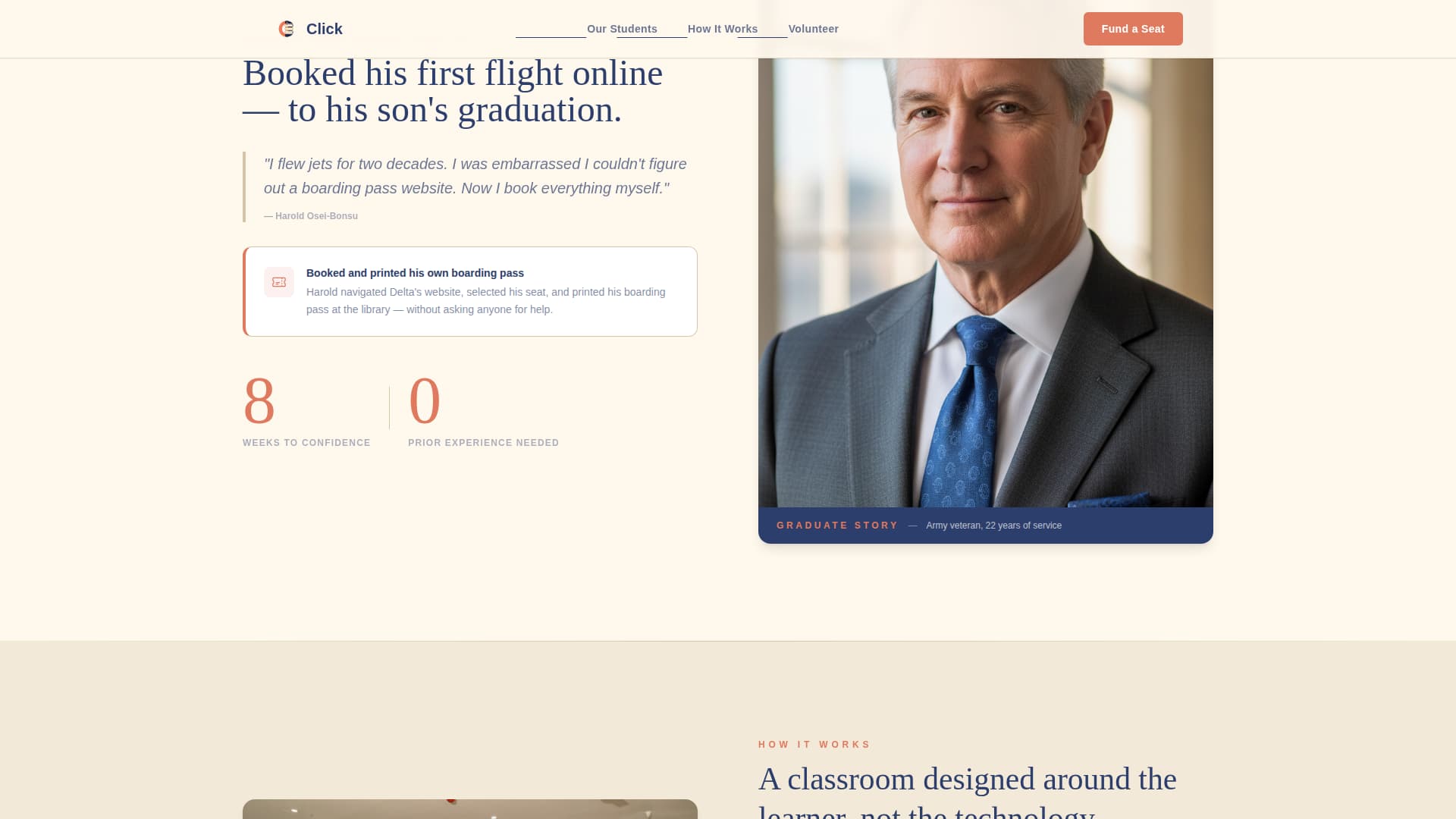 Senior Support Professional Website Template