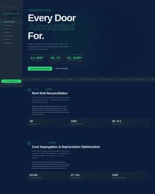 Real Estate Investor & Landlord Accounting Website Template