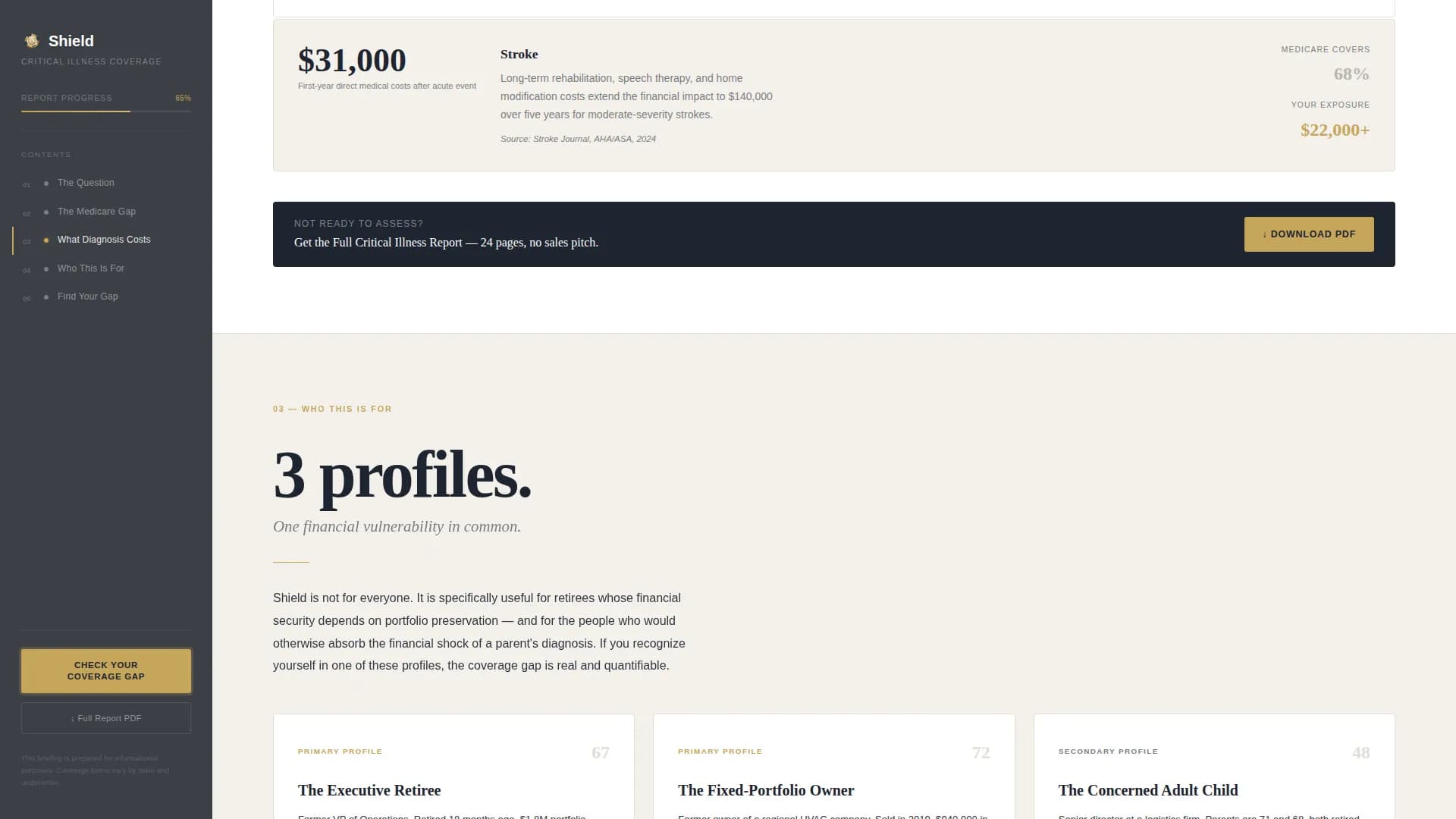 Advanced Retiree Insurance Professional Website Template
