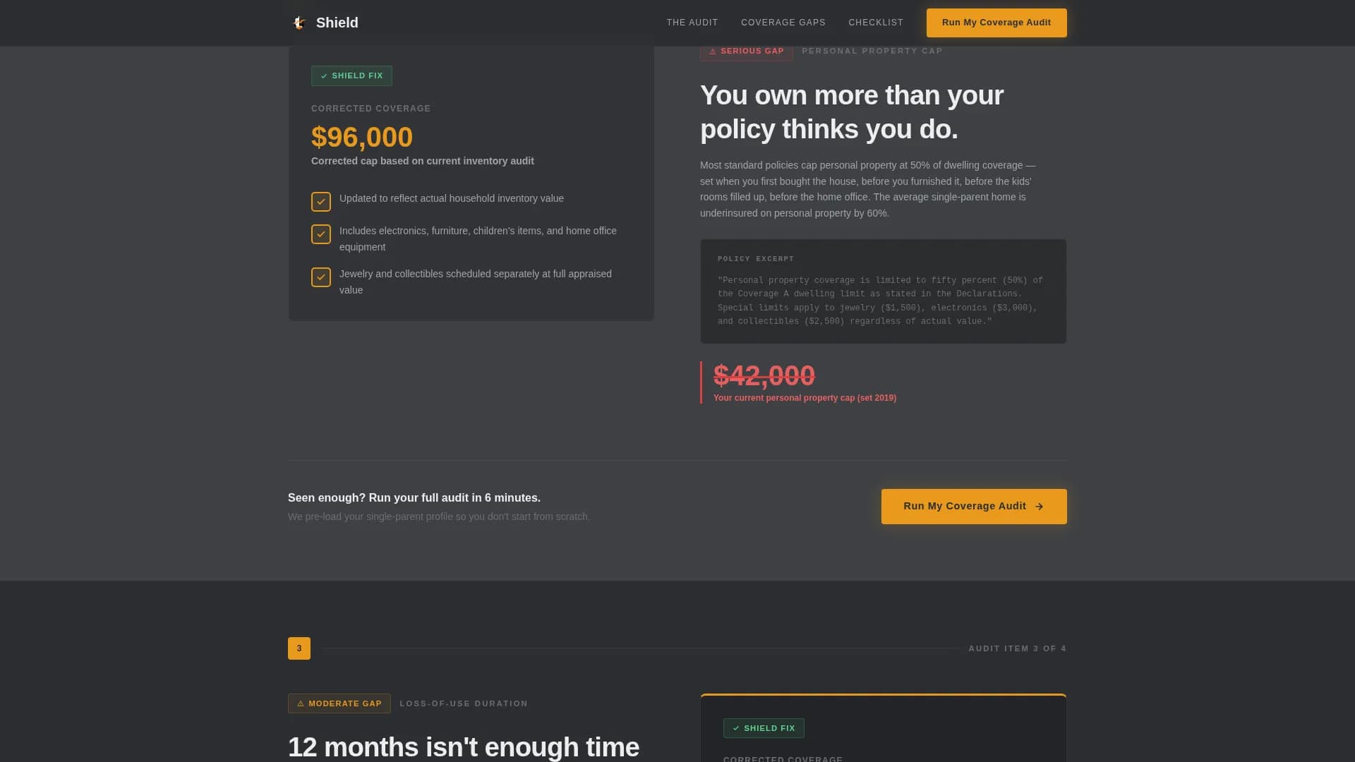 Single Parent Insurance Professional Website Template