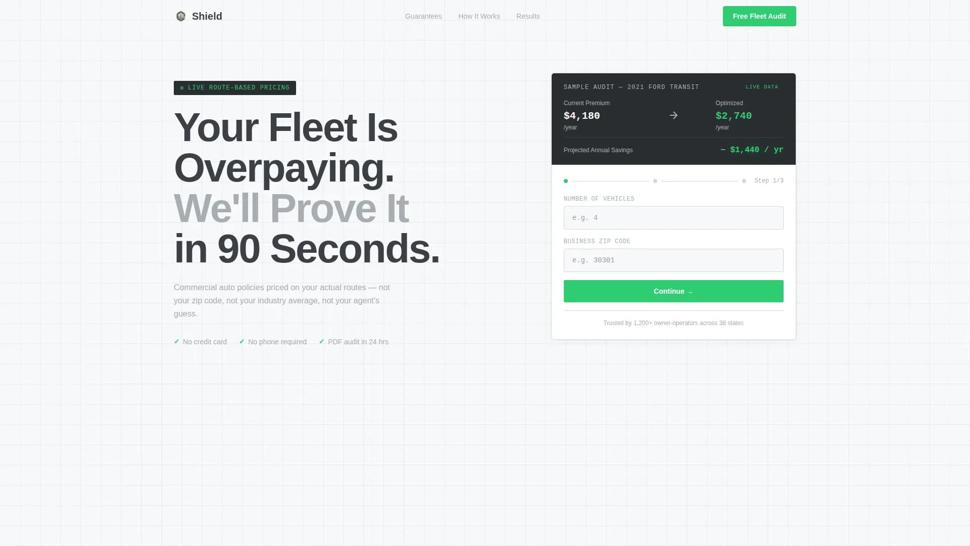 Small Business Owner Insurance Comparison Website Template