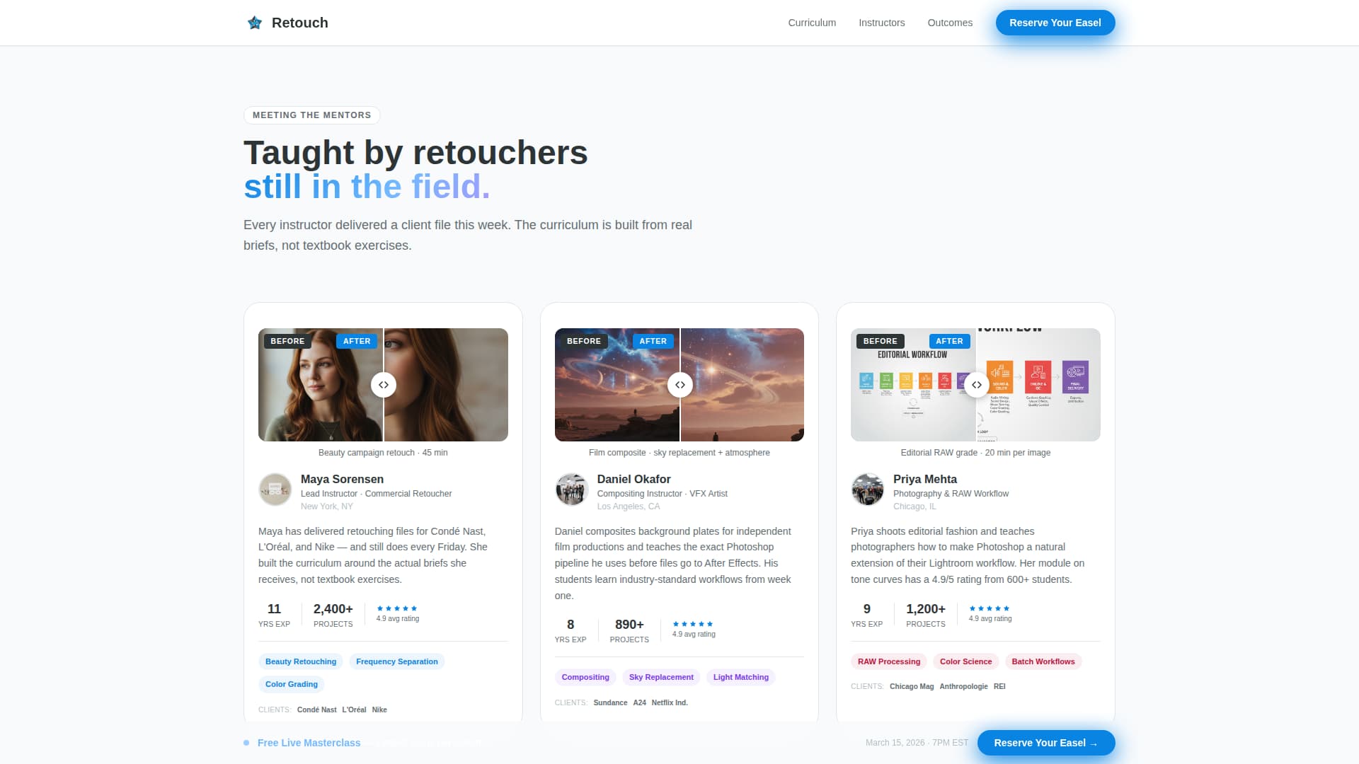 Online Skill Courses Professional Website Template