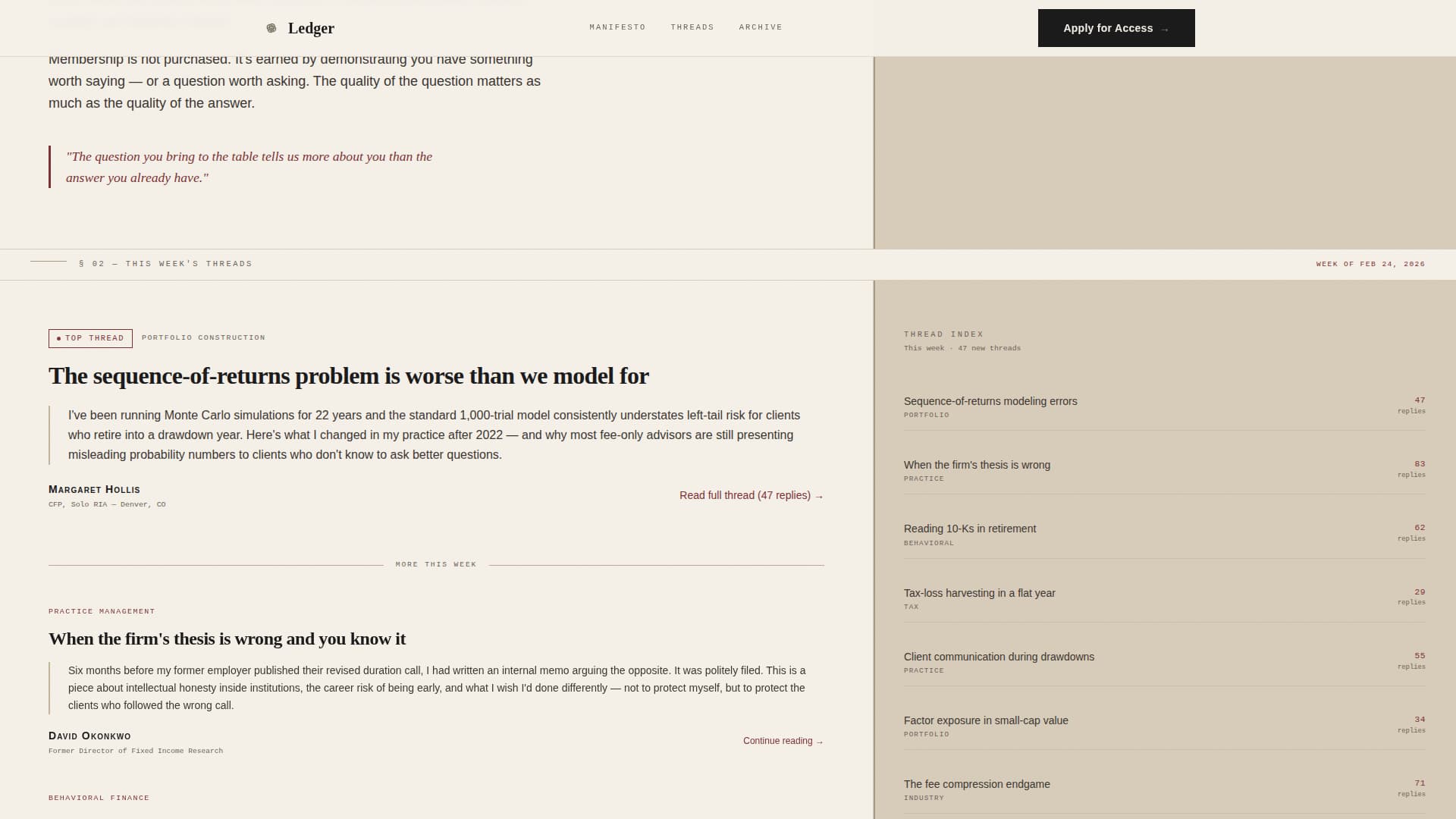 Financial Services Blog & Media Careers Website Template