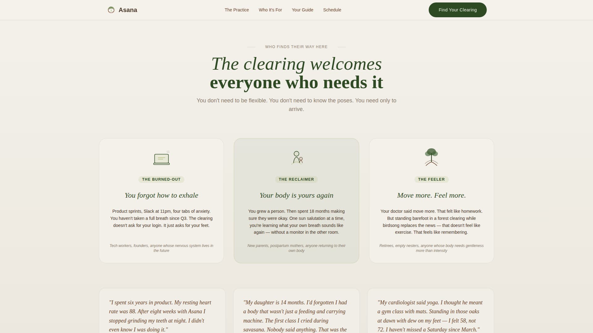 Outdoor & Nature Fitness Professional Website Template
