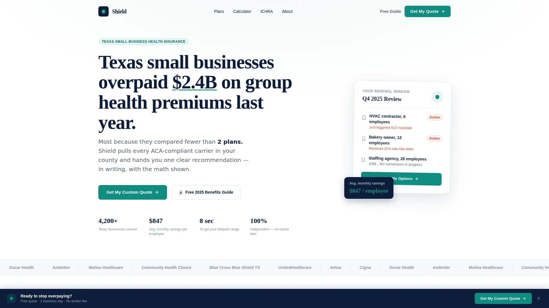 Complete Small Business Owner Insurance Comparison Website Template