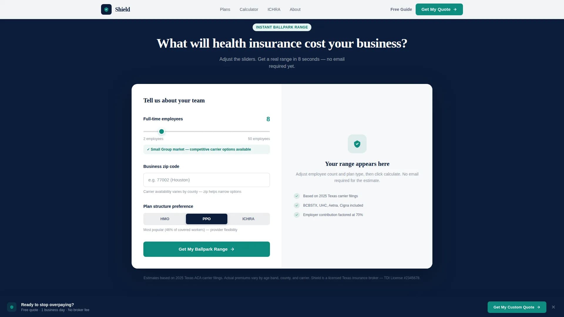 Complete Small Business Owner Insurance Comparison Website Template