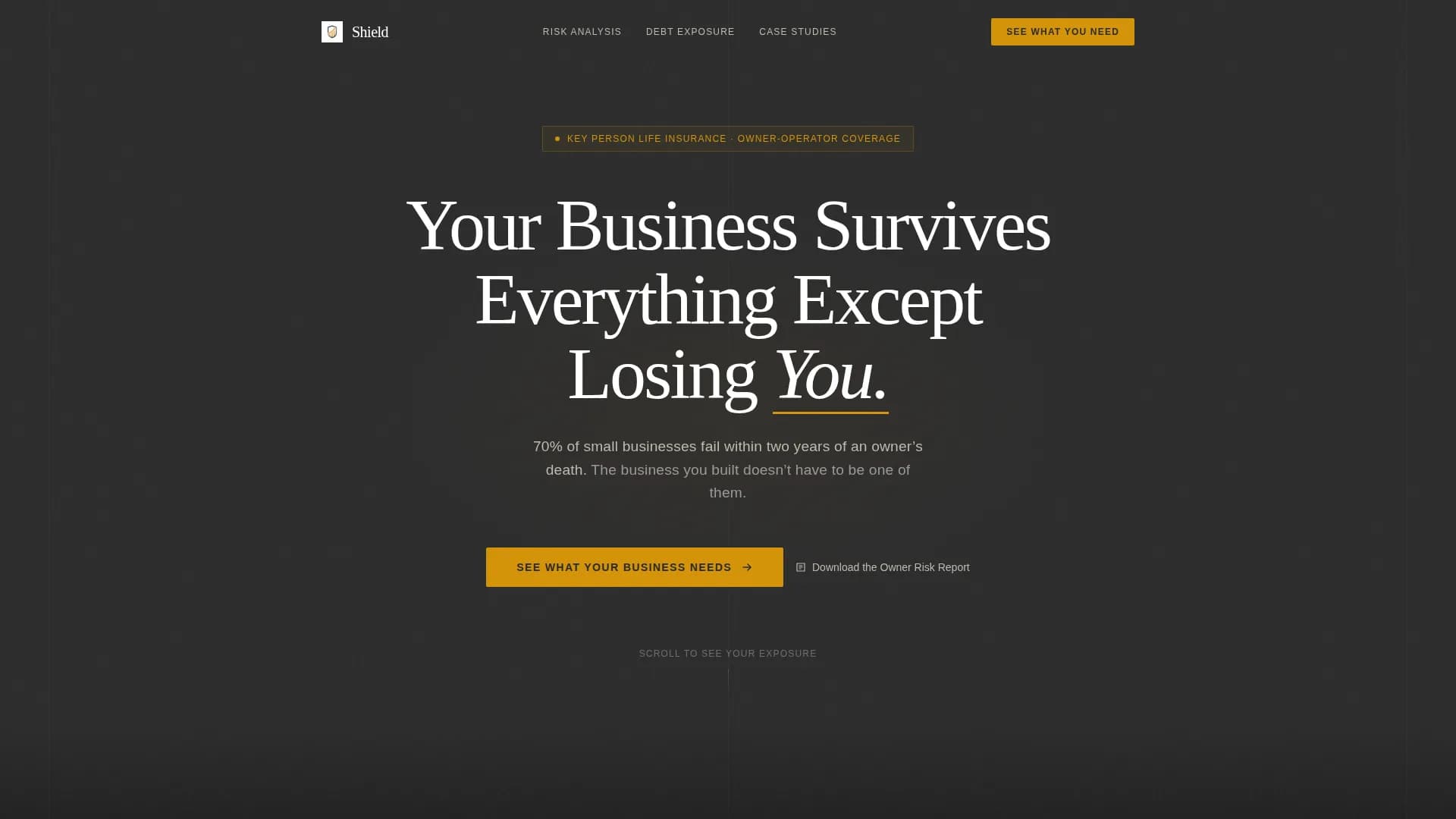 Specialist Small Business Owner Insurance Cost Estimator Website Template