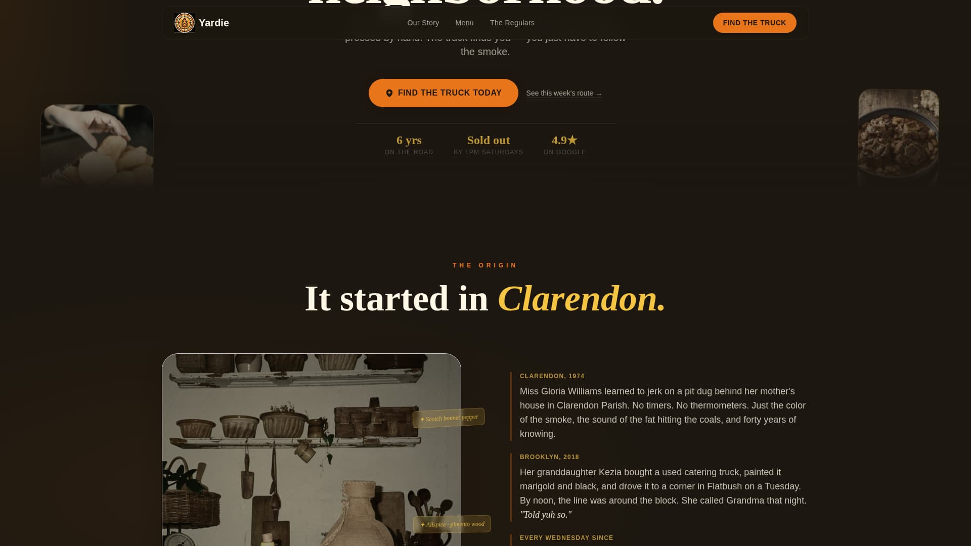 Yardie - Soulful Jamaican Landing Page Template