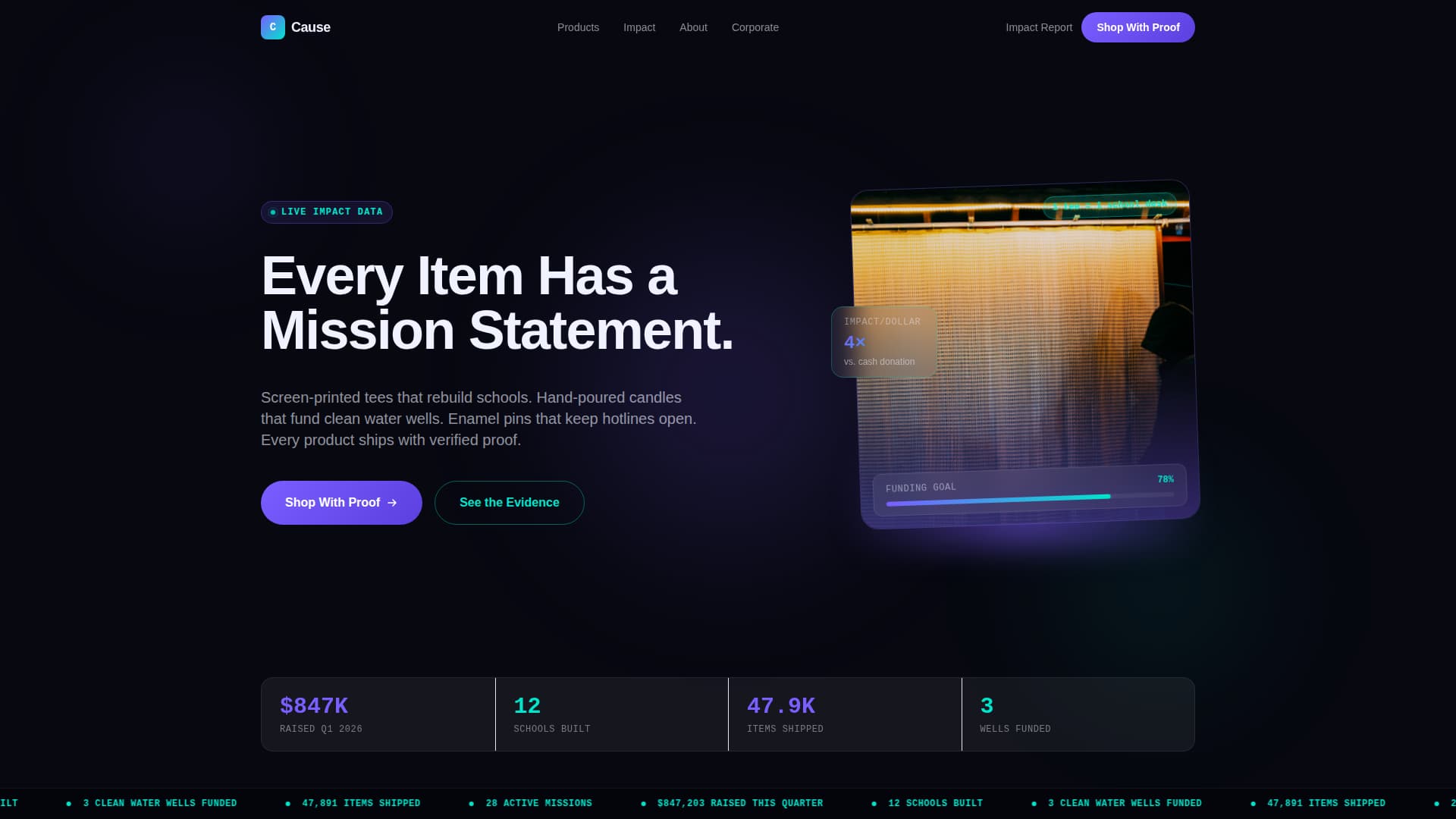 Nonprofit Digital Presence Comparison Website Template